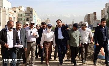 بازدید رئیس شورای شهر تهران از کلان‌پروژه بزرگراه یادگار امام(ره) 16