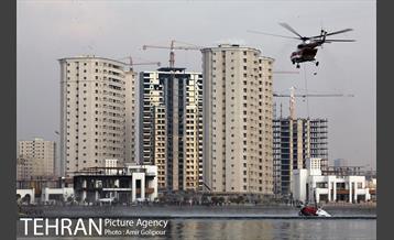 سقوط بالگرد در دریاچه شهدای خلیج فارس