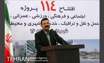 مراسم افتتاح ۱۱۴ پروژه شهری در منطقه ۱۶ 21