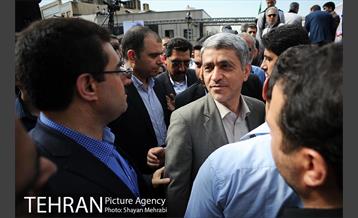 مراسم تشییع پیکر شهید آتش نشان علی قانع 38