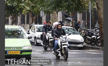 بارش نخستین باران پاییزی در تهران 1