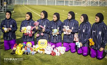 تمرین تیم ملی فوتبال زنان 2