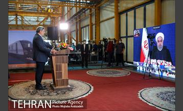 آیین رونمایی از نخستین نمونه قطار ملی مترو 19