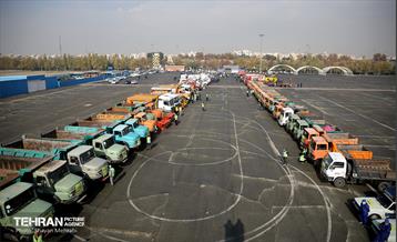 مانور برف روبی منطقه 19 شهرداری تهران 25