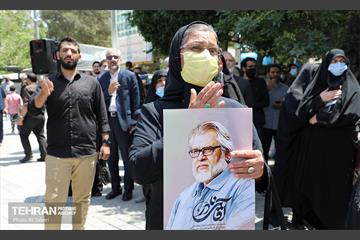 مراسم تشییع پیکر نادر طالب‌زاده 9