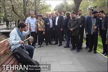 افتتاح نوروزگاه هنر در پیاده‌راه بلوار کشاورز 37