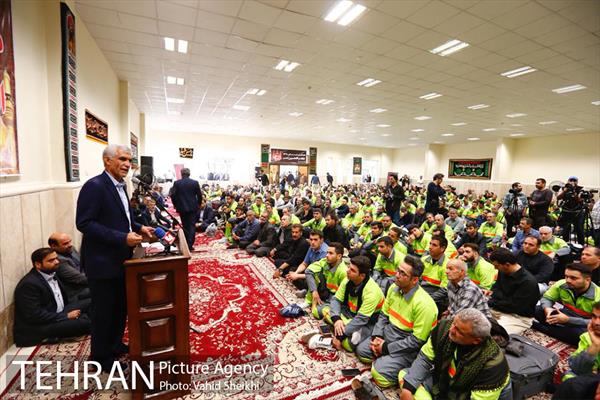 مراسم اعزام کاروان خادم الحسین (ع) شهرداری تهران به عتبات عالیات با حضور شهردار تهران 2