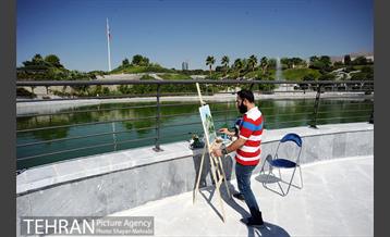 افتتاح دریاچه باغ هنر اراضی عباس آباد با حضور شهردار تهران 12