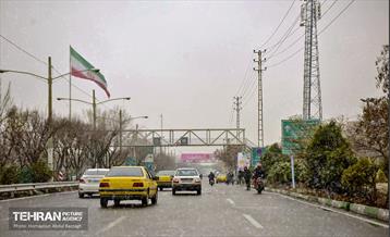 بارش برف زمستانی در منطقه 14