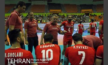 دیدار تیم های ملی والیبال ایران و قطر 5