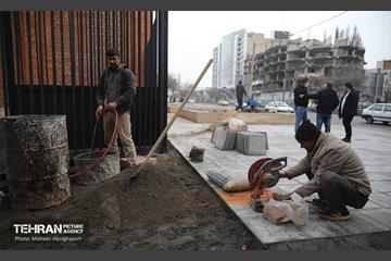 مراحل پایانی ساخت 10 بازار تره‌بار در تهران 68
