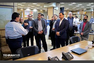 حضور مدیرکل سرمایه انسانی شهرداری تهران در ستاد مدیریت بحران شهرداری تهران 6