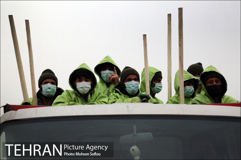 مانور عملیات برف روبی شهرداری منطقه شش 27