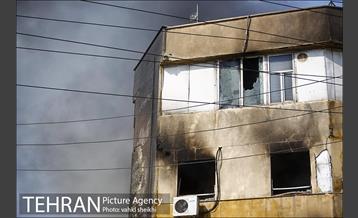 آتش سوزی در کارخانه رنگ  6