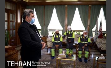 تقدیر شهردار تهران از پاکبانان نمونه شهر 1