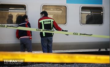 برخورد دو قطار متروی کرج - تهران 16