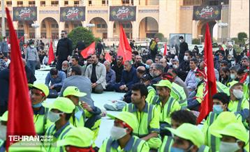 بدرقه خادمان و زائران اربعین با حضور شهردار تهران 5
