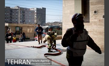 مانور عملیاتی آتشنشانان جنوب تهران 4