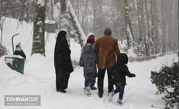 روز برفی تهران - 2 14