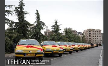 آیین بهره برداری از ۱۱۰ دستگاه اتوبوس و مینی بوس ناوگان حمل و نقل عمومی تهران 1