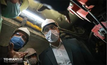 بازدید شهردار تهران از کارگاه ساخت ایستگاه متروی حرم عبدالعظیم 18