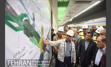 بازدید معاونت حمل و نقل و ترافیک شهرداری تهران و اعضای شورای شهر تهران از عملیات تکمیلی خط ۷ 20