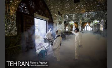 عملیات ضدعفونی امامزاده صالح(ع) 5