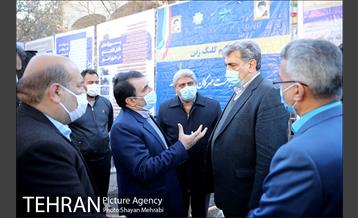 بازدید شهردار تهران از پروژه هاى منطقه ١٧