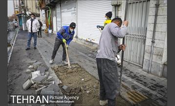 اجرای طرح استقبال از نوروز ۱۴۰۰ در منطقه 13