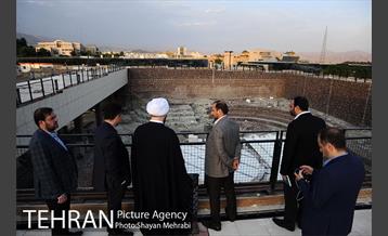 بازدید رئیس سازمان تبلیغات اسلامی از منطقه گردشگرى عباس آباد 7