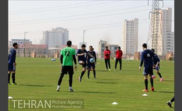 تمرین تیم ملی فوتبال ایران