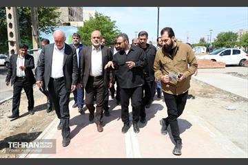 بازدید وزیر کشور از پروژه‌های منطقه 18 14