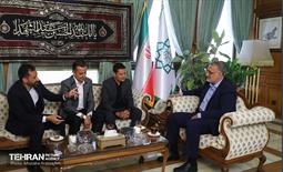 دیدار سه داور بین‌المللی فوتبال با شهردار تهران 10