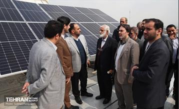 آیین افتتاح ۲۷۵ کیلووات نیروگاه خورشیدی کوچک مقیاس 25