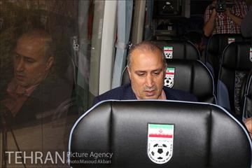 رونمایی از اتوبوس تیم ملی با طرح یوزپلنگ