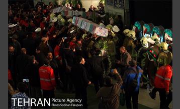 تشییع شهدای آتش نشان در شبستان مصلی-2 27