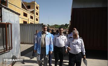 بازدید رییس مدیریت بحران کشور از مرکز آموزش آتش‌نشانی شهرداری تهران 9