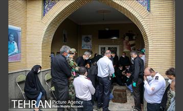 مراسم تشییع آتش نشان شهید مرتضی حیدری 12