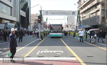 خدمات شهرداری تهران در پایان راهپیمایی ۲۲ بهمن - ۲ 15