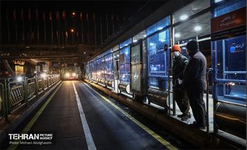 تست تراموای چرخ لاستیکی در تهران 22