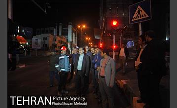 سرپرست شهرداری تهران و رئیس مرکز ارتباطات و امور بین الملل شهرداری تهران در بازدید از فعالیت‌های شبانه شهرداری و زندگی شبانه مردم تهران 56