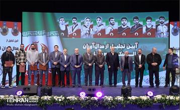 تجلیل از مدال‌آوران المپیک پاریس در شهردار تهران 12