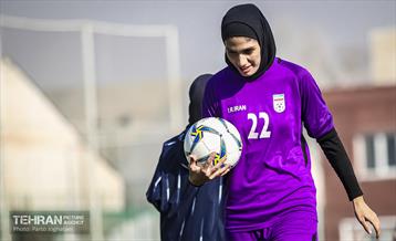تمرین تیم ملی فوتبال زنان 18