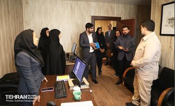 بازدید اعضا شورای شهر از مرکز ارتباطات شهرداری تهران 5