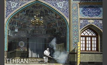 عملیات ضدعفونی امامزاده صالح(ع) 16