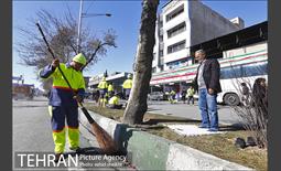 خدمات شهرداری تهران در پایان راهپیمایی ۲۲ بهمن 7