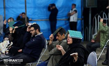 احیای شب بیست‌ویکم ماه رمضان امامزاده پنج تن لویزان 36