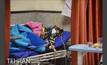 بخش بیماران کرونایی بیمارستان بعثت 33