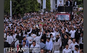 تشییع پیکر شهید آتشنشان علی قانع 12