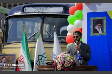 رونمایی از ۴۰ دستگاه اتوبوس شرکت واحد 30
